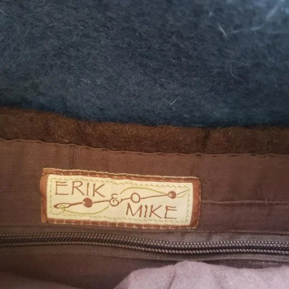 ERIK & MIKE 100% WOOL MESSENGER BAG - Picture 3 of 6
